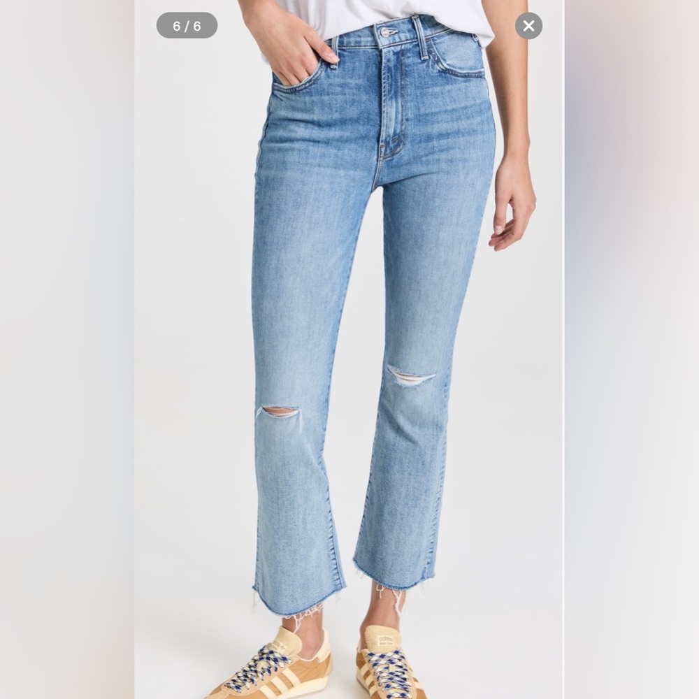 MOTHER Superior Hustler Ankle Fray Crashing Hard size 26